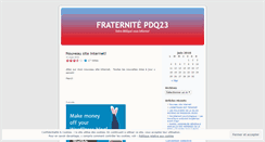 Desktop Screenshot of fraternitepdq23.wordpress.com