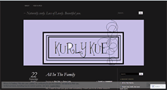 Desktop Screenshot of kurlykue.wordpress.com