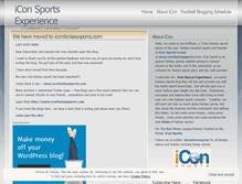 Tablet Screenshot of iconfantasysports.wordpress.com