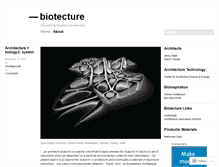 Tablet Screenshot of bioinspiredarchitecture.wordpress.com