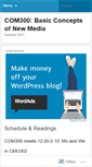 Mobile Screenshot of com300.wordpress.com