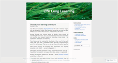 Desktop Screenshot of lifelonglearners.wordpress.com