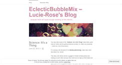 Desktop Screenshot of lucierose.wordpress.com