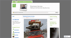 Desktop Screenshot of businessheroes.wordpress.com