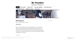 Desktop Screenshot of mrpresidentiv.wordpress.com