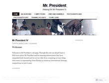 Tablet Screenshot of mrpresidentiv.wordpress.com