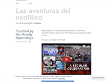 Tablet Screenshot of elneofilico.wordpress.com