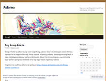 Tablet Screenshot of iadarna.wordpress.com