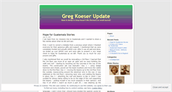 Desktop Screenshot of gkoeser.wordpress.com