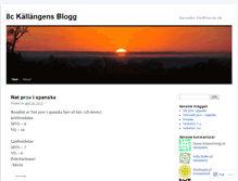Tablet Screenshot of 8ckallangen.wordpress.com