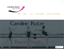 Tablet Screenshot of ckdance.wordpress.com