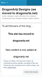 Mobile Screenshot of dragonartz.wordpress.com
