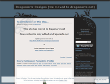 Tablet Screenshot of dragonartz.wordpress.com