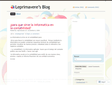 Tablet Screenshot of leprimavere.wordpress.com