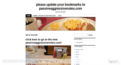 Desktop Screenshot of passiveaggressivenotes.wordpress.com
