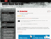 Tablet Screenshot of davidmarkfans.wordpress.com