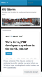 Mobile Screenshot of kustorm.wordpress.com