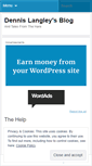 Mobile Screenshot of langleyblog.wordpress.com