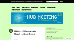 Desktop Screenshot of bcnhubmeeting.wordpress.com