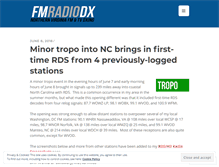 Tablet Screenshot of fmradiodx.wordpress.com