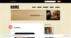 Desktop Screenshot of mamacatkitchen.wordpress.com