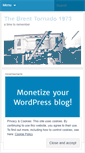 Mobile Screenshot of brenttornado.wordpress.com