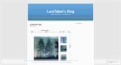 Desktop Screenshot of laratabet.wordpress.com