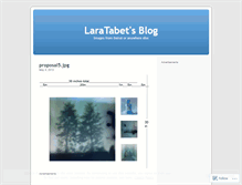 Tablet Screenshot of laratabet.wordpress.com