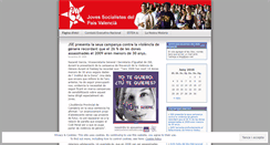 Desktop Screenshot of jovessocialistes.wordpress.com