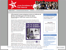 Tablet Screenshot of jovessocialistes.wordpress.com