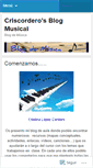 Mobile Screenshot of criscordero.wordpress.com