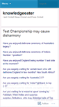 Mobile Screenshot of knowledgeeater.wordpress.com