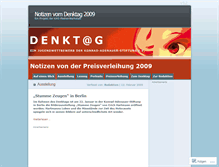 Tablet Screenshot of denktag.wordpress.com