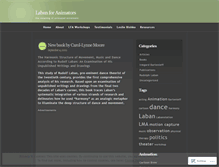 Tablet Screenshot of labanforanimators.wordpress.com