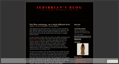 Desktop Screenshot of jedibrian.wordpress.com
