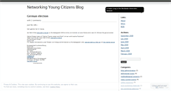 Desktop Screenshot of networkingyoungcitizens.wordpress.com