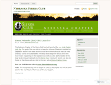 Tablet Screenshot of nebraskasierraclub.wordpress.com