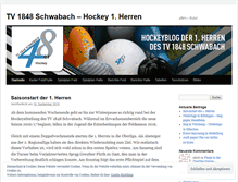 Tablet Screenshot of hockeyschwabach.wordpress.com