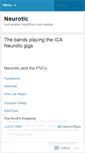 Mobile Screenshot of neuroticpogoingrobots.wordpress.com