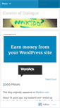 Mobile Screenshot of curatorofdialogue.wordpress.com