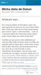 Mobile Screenshot of minhadietadedukan.wordpress.com