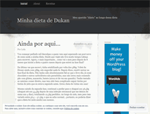 Tablet Screenshot of minhadietadedukan.wordpress.com