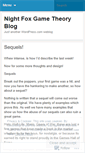 Mobile Screenshot of nightkitfox.wordpress.com