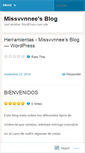 Mobile Screenshot of missvvnnee.wordpress.com