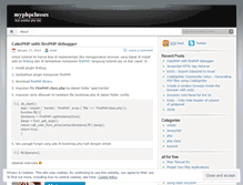 Tablet Screenshot of myphpclasses.wordpress.com