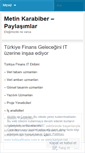 Mobile Screenshot of metinkarabiber.wordpress.com