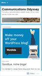 Mobile Screenshot of communicationsodyssey.wordpress.com