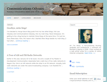 Tablet Screenshot of communicationsodyssey.wordpress.com