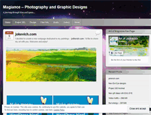 Tablet Screenshot of magiance.wordpress.com
