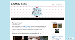Desktop Screenshot of delightsbycynthia.wordpress.com